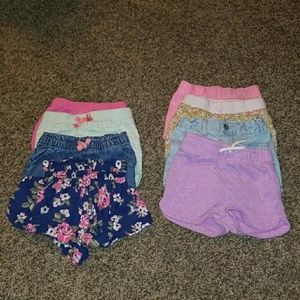 Lot of Baby girl shorts
